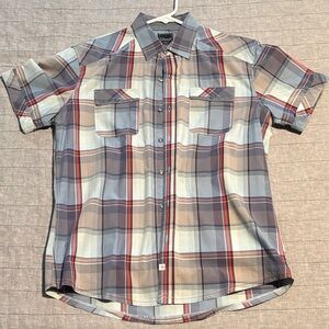 7 Diamonds Multicolor Plaid Button-Down Shirt